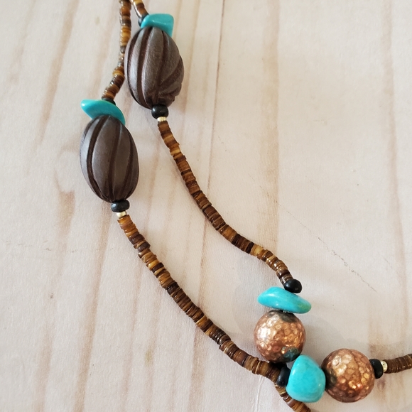 N1569 Retired Silpada Sterling Long Multi-Material Necklace - Picture 15 of 16